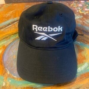 Really Cute Reebok Baseball Strap Back Cap Black and White.